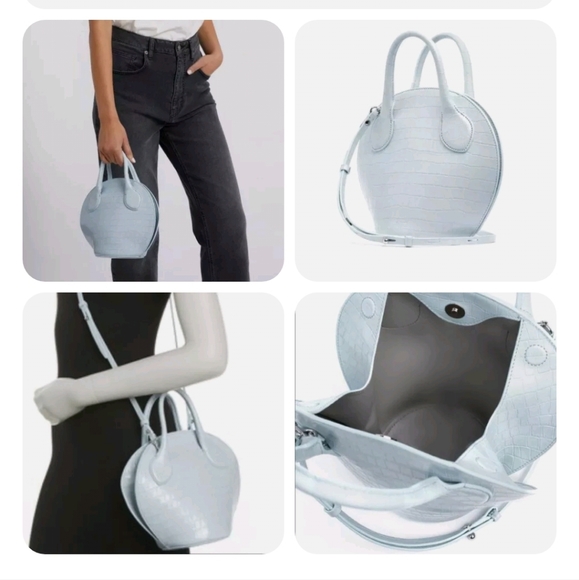 NWT Rebecca Minkoff Blue Dome Satchel Bag - Picture 4 of 7